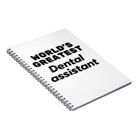 's Werelds grootste tandheelkundige assistent Notitieboek (Rechterzijde)
