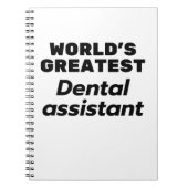 's Werelds grootste tandheelkundige assistent Notitieboek (Voorkant)