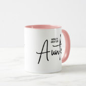's Werelds grootste tante koffie mok cadeau voor t (Voorkant rechts)