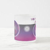 's Werelds grootste tante Mauve Gift-Mok Matglas Koffiemok (Center)