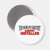 's Werelds grootste tapijtinstallateur Magneet (Voorkant / Achterkant)
