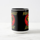 's Werelds grootste textieltrofie Tweekleurige Koffiemok (Center)