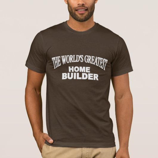 's Werelds grootste thuisontwerper T-shirt (Voorkant)