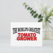 's Werelds grootste tomatenteelt Briefkaart (Staand voorkant)