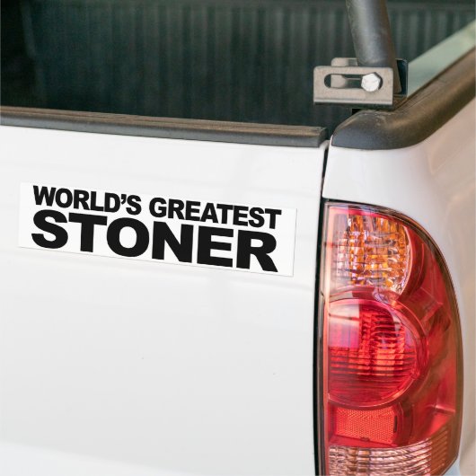 's Werelds grootste toner Bumpersticker (Op Truck)
