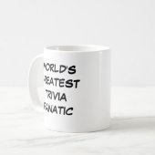 's Werelds grootste trivia fanatic Mok (Voorkant links)