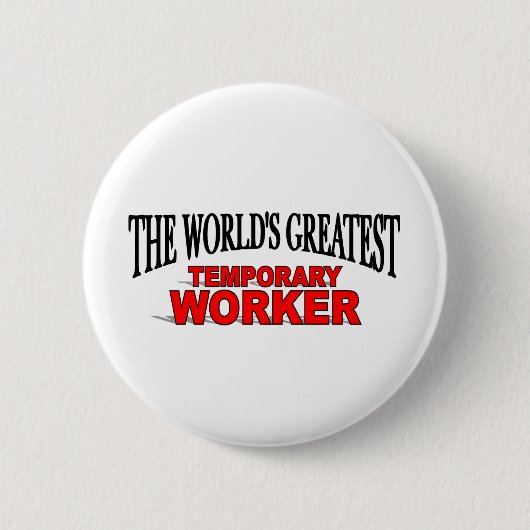 's Werelds grootste uitzendkracht Ronde Button 5,7 Cm (Voorkant)