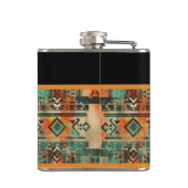 's Werelds grootste vader Aztec inheemse Amerikaan Heupfles (Achterkant)