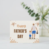 's Werelds grootste vader: een viering van de Vade Feestdagenkaart (Staand voorkant)