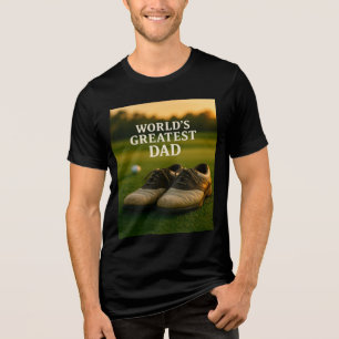 's Werelds Grootste Vader - Golfschoenen bij zonso Tri-Blend Shirt