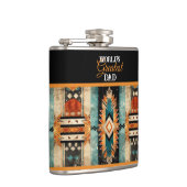 's Werelds grootste vader Native American Aztec De Heupfles (Rechts)