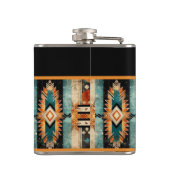 's Werelds grootste vader Native American Aztec De Heupfles (Achterkant)