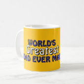 'S Werelds Grootste Vader Ooit Koffie mok Gemaakt (Voorkant links)