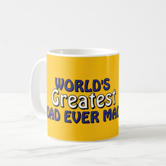 'S Werelds Grootste Vader Ooit Koffie mok Gemaakt (Voorkant links)