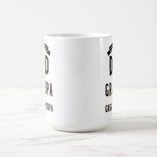 's Werelds grootste vader, opa, grote opa Koffiemok (Center)