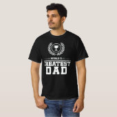 's Werelds grootste vader trofee familie liefde T-shirt (Voorkant volledig)