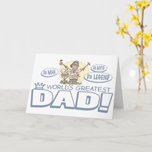 's Werelds grootste vader van Mudge Studios Kaart (Gele Bloem)