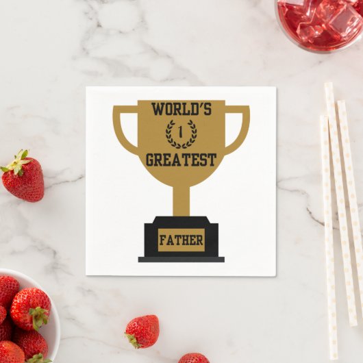 's Werelds grootste Vaderdag 3-pels servetten (Insitu)