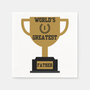 's Werelds grootste Vaderdag 3-pels servetten