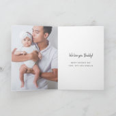 's Werelds grootste Vaderdag fotokaart voor papa Kaart (Binnen)