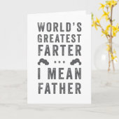 's Werelds grootste Vaderdag Kaart van boeren (Gele Bloem)