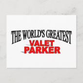's Werelds grootste valet parker Briefkaart (Voorkant)