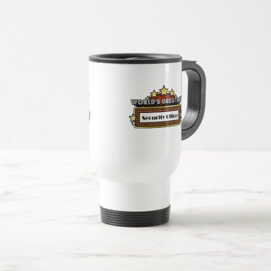 's Werelds grootste veiligheidsbeambte Reisbeker (Voorkant rechts)