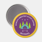 's Werelds grootste verkenner Magnet (Voorkant / Achterkant)