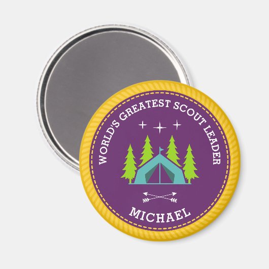 's Werelds grootste verkenner Magnet (Voorkant / Achterkant)