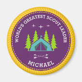 's Werelds grootste verkenner Magnet (Voorkant)