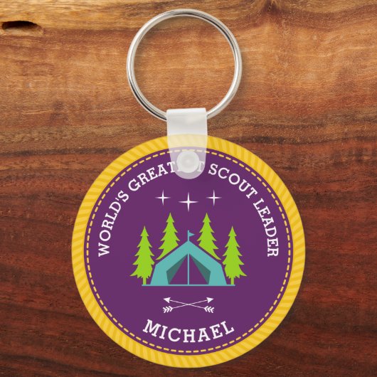 's Werelds grootste verkenner Sleutelhanger (Voorkant)