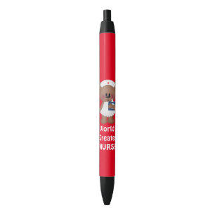 's Werelds Grootste Verpleegster Zwarte inkt pen