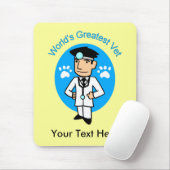 's Werelds grootste  Vet Mousepad Muismat (Met muis)
