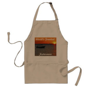 's Werelds grootste visser Apron, Tan Standaard Schort