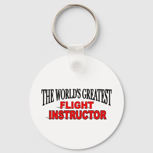 's Werelds grootste vlieginstructie Sleutelhanger (Voorkant)