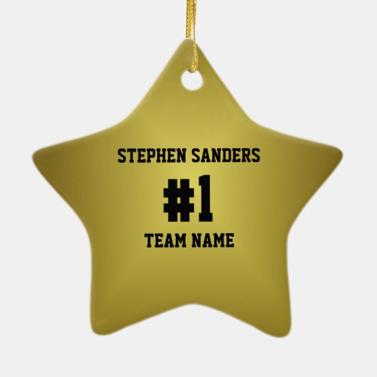 's Werelds grootste Voetbal coach Keramisch Ornament (Achterkant)