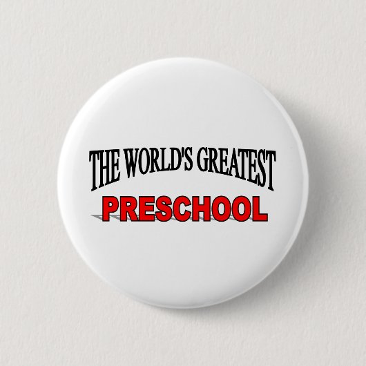 's Werelds grootste voorschool Ronde Button 5,7 Cm (Voorkant)