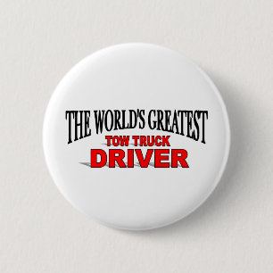 's Werelds grootste vrachtwagenchauffeur Ronde Button 5,7 Cm