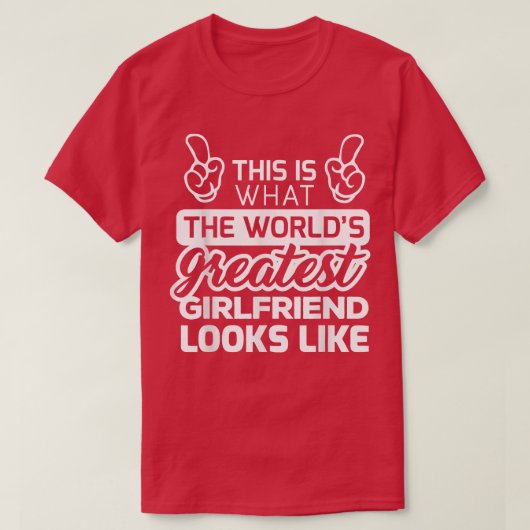 's Werelds grootste Vriendin Beste Vriendin ooit T-shirt (Design voorkant)