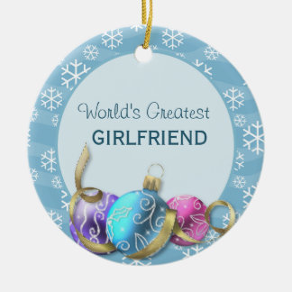 's Werelds grootste Vriendin kerstversiering Keramisch Ornament