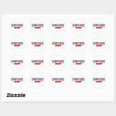 's Werelds grootste watje Ronde Sticker (Vel)