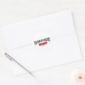 's Werelds grootste watje Ronde Sticker (Envelop)