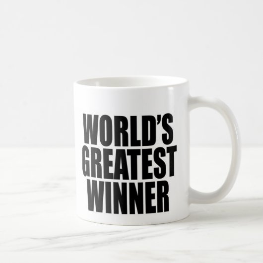 's Werelds grootste winnaar Koffiemok (Rechts)