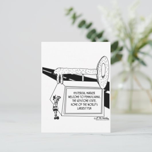 's Werelds grootste woordvoerder Briefkaart (Staand voorkant)