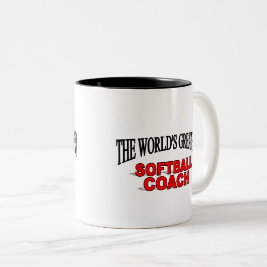 's Werelds grootste zachte lak Tweekleurige Koffiemok (Voorkant rechts)