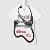 's Werelds grootste zorgverlener, speciaal geperso Ornament (voorkant)