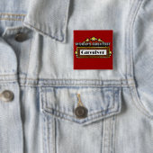 's Werelds grootste zorgverlener Vierkante Button 5,1 Cm (In situ)