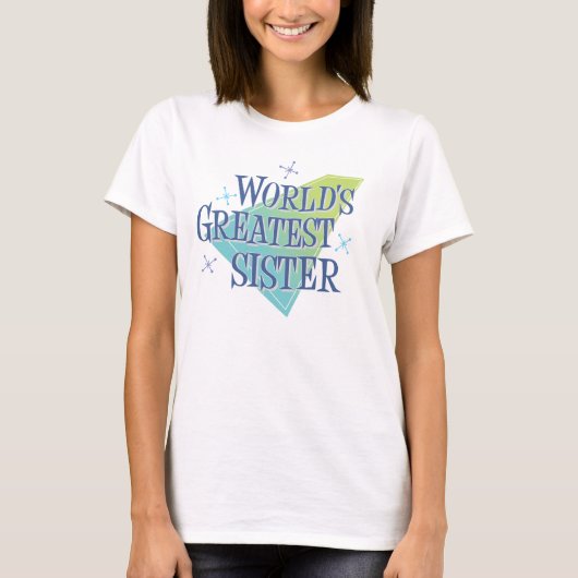 's Werelds grootste zuster T-shirt (Voorkant)