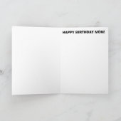 'S Werelds hardst werkende moeder-verjaardagskaart Kaart (Binnen)