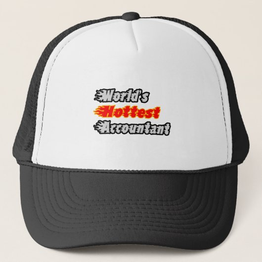 's Werelds Heetste Accountant Trucker Pet (Voorkant)